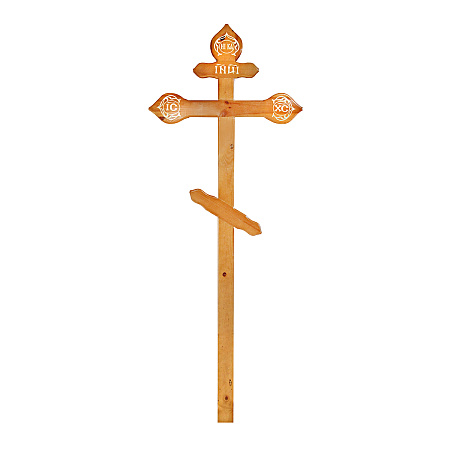 Крест фигурный светлый