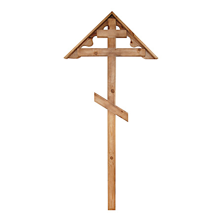Крест сосновый домик №2