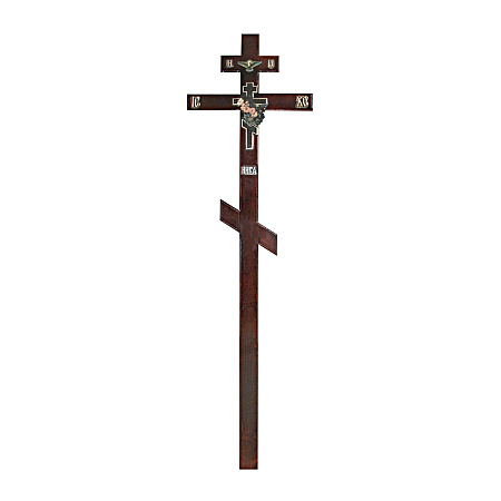 Крест с цветами КДС44