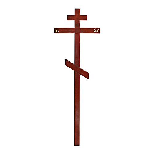 Крест сосновый лакированный
