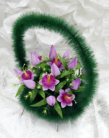 Полянка с ручкой-вб-1 Корзина 