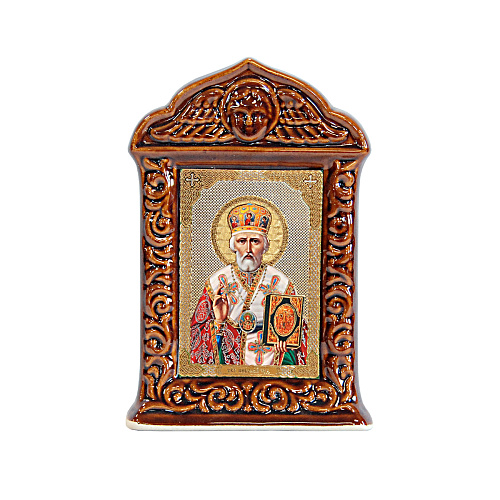 Икона керамическая мужская
